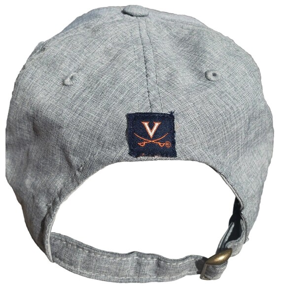 Virginia Cavaliers Hat Cap Strap Back Gray College Football NCAA Mens Captivatng - Picture 3 of 8